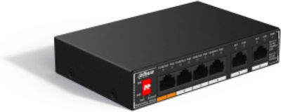 Dahua SG1006P Negestionat L2 PoE+ Switch cu 6 Porturi Gigabit (1Gbps) Ethernet