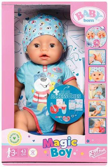 ZAPF Creation Baby Born Μωρό Κούκλα Magic 43 εκ.