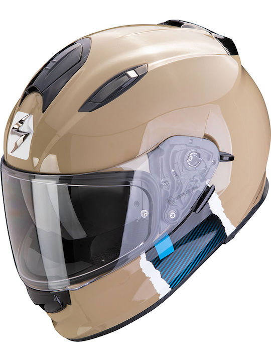 Scorpion Exo 491 Code Sand Blue Κράνος Μηχανής ...