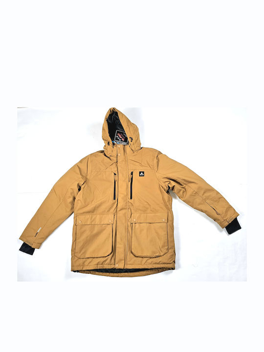Winter Jacke Parka Wasserdicht und Winddicht Tabac Brown