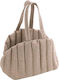 Flamingo Dog Carrying Beige Shoulder Bag L58xW34xH32cm
