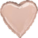 Balloon Foil Valentine's Day Heart Rose Gold 46cm