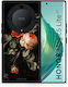 Smartfits Vintage Roses Umschlag Rückseite Schwarz (Honor Magic5 Lite) 8428695060819_46696363950419