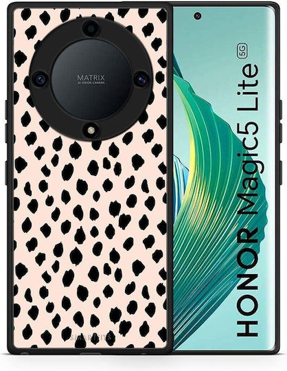 Smartfits Polka Dots Umschlag Rückseite Beige (Honor Magic5 Lite) 8428692734291_46696327446867