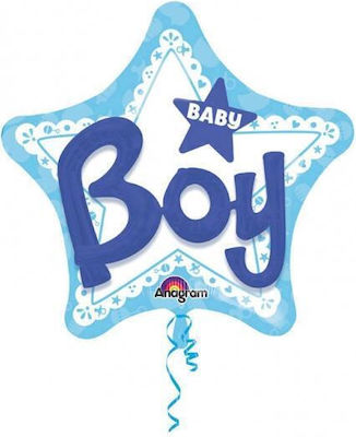 Balloon Foil Boy Birth Star