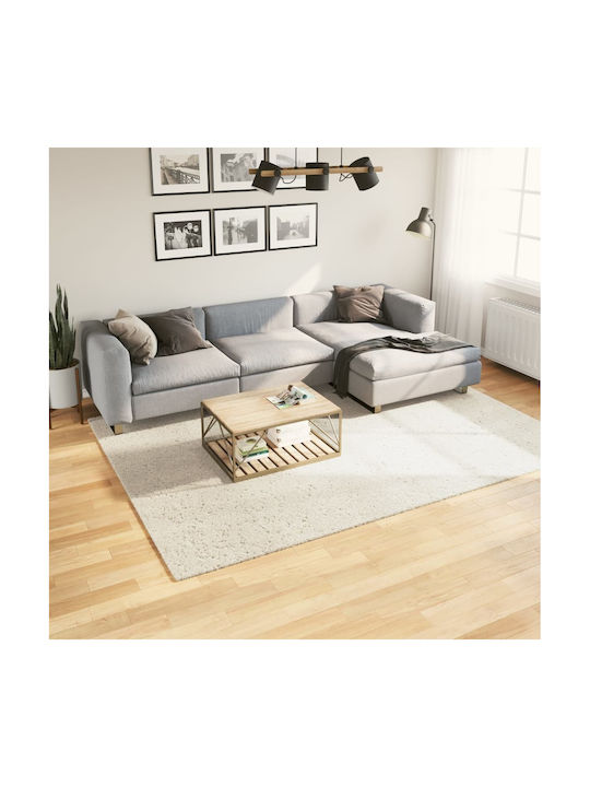 vidaXL Rug Rectangular Cream