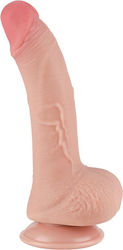 Lovetoy Sliding Glass Dildo with Balls and Suct...