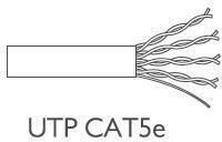 Panafan 12-01103 U/UTP Ethernet Network Cable 1m Gray