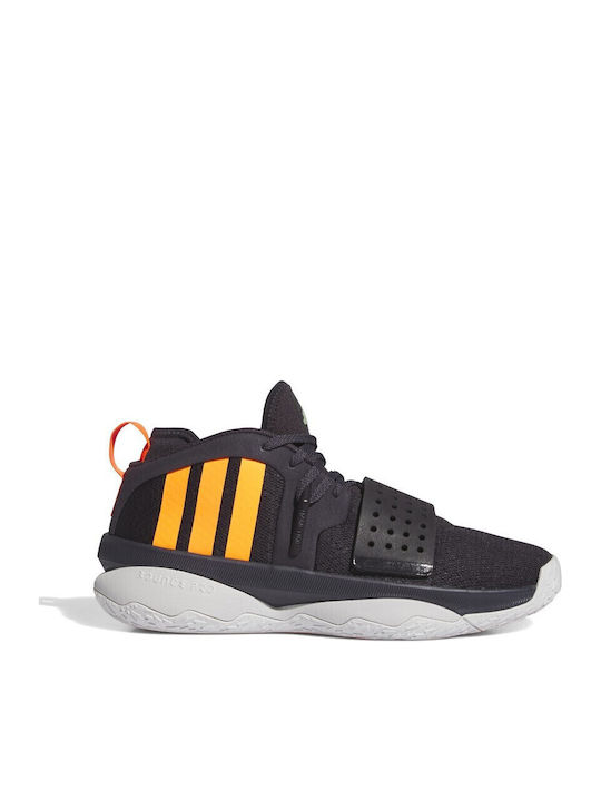 Dame 8 Extply Χαμηλά Μπασκετικά Παπούτσια Aurora Black / Signal Orange / Dash Grey