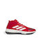 Adidas Bounce Legends Ψηλά Μπασκετικά Παπούτσια Better Scarlet / Cloud White / Charcoal