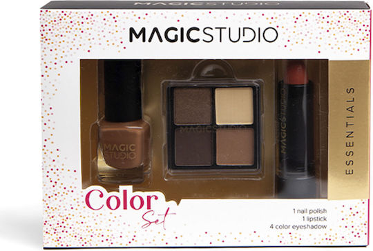 Magic Studio Παλέτα Μακιγιάζ για Μάτια & Χείλη Eyeshadow palette (4 colors)