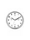 Virtime Wall Clock Silver