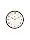 Virtime Wanduhr Hölzernes Weiß