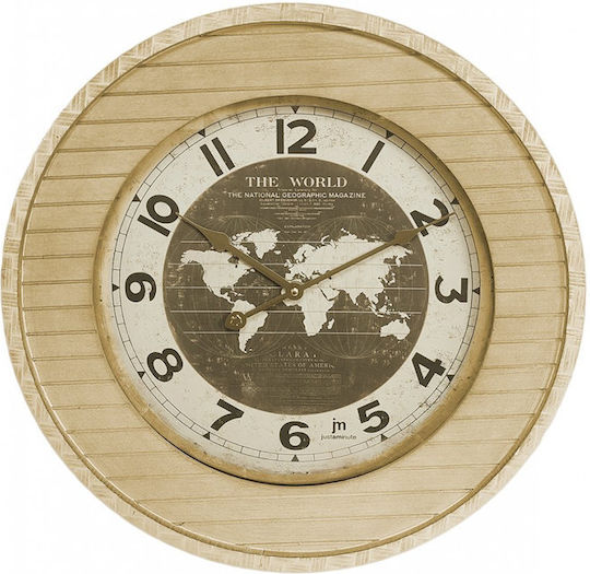 Justaminute Antique Wall Clock Wooden White