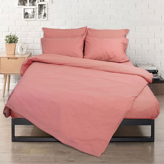 Flamingo Σεντόνι Υπέρδιπλο με Λάστιχο 160x200+32εκ. Amethyst