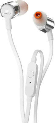 JBL Tune 210 In-ear Handsfree με Βύσμα 3.5mm Λευκό