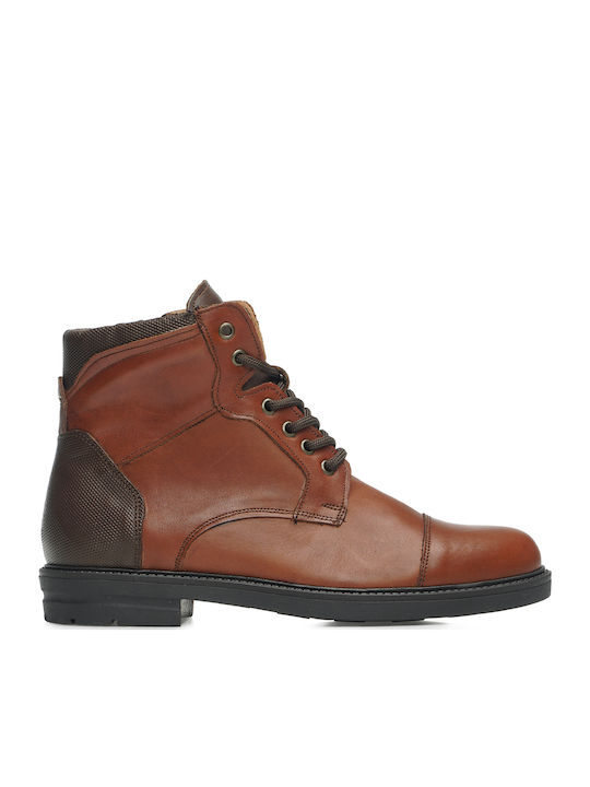 Piele Tabac maro Ghete barbati Anatomic