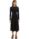 Midi Evening Dress Black