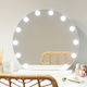 Lighted Tabletop Makeup Mirror White