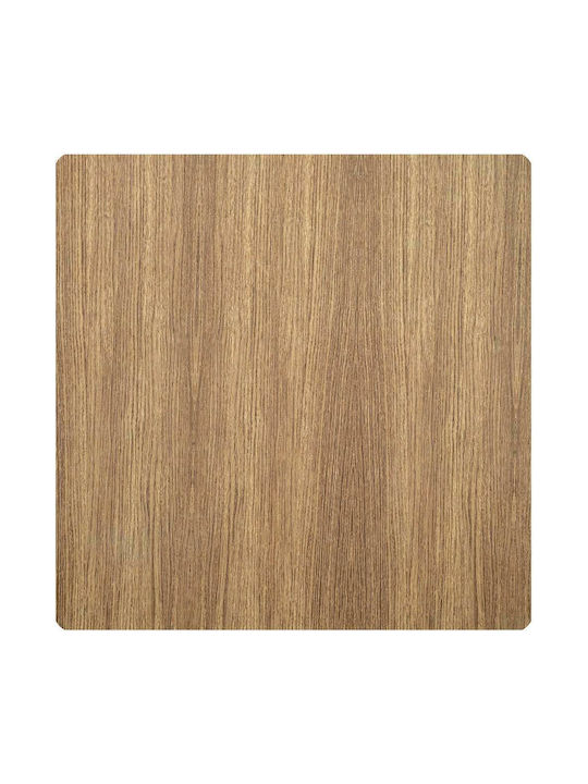 Pătrată Suprafața mesei Placă din Lemn Agregat Maro 60x60x1.2cm 46-10-561 1buc