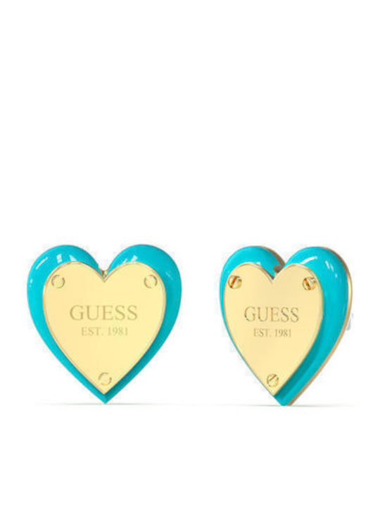 Guess All You Need Is Love Ohrringe aus Stahl V...