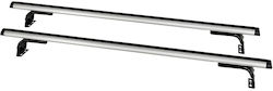 Hermes Roof Bars Aluminum (with Roof Rack Legs) Silver