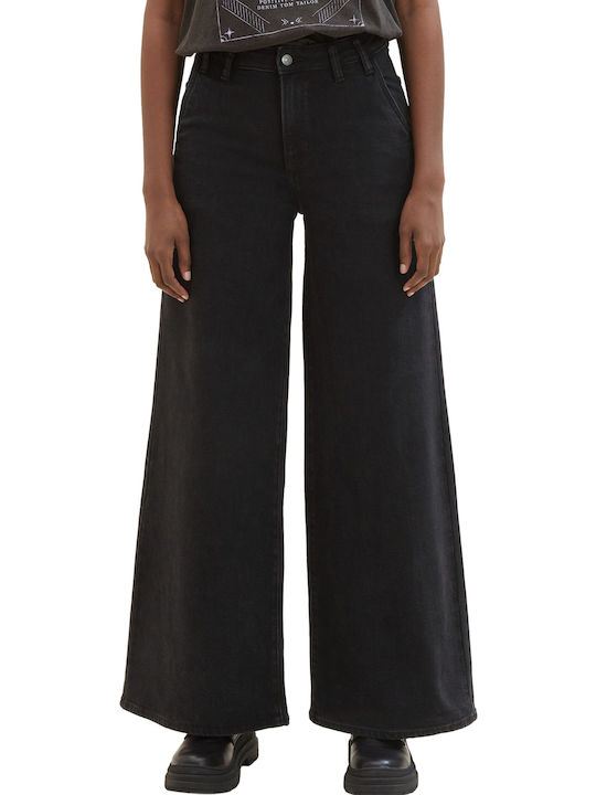 Women's Jeans Pants Flared in Loose Fit Grey