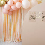 Ginger Ray Curtain for Party in Gold color