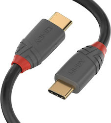 Lindy Anthra USB 2.0 Cable USB-C Male - USB-C Black 2m