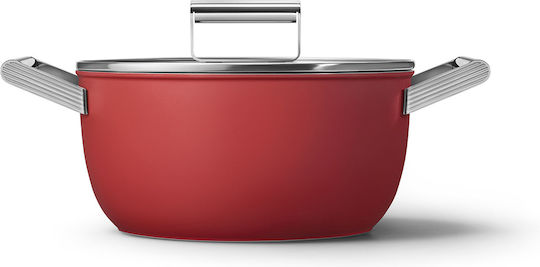 Smeg Βαθιά Κατσαρόλα από Αλουμίνιο 4.6lt / 24cm