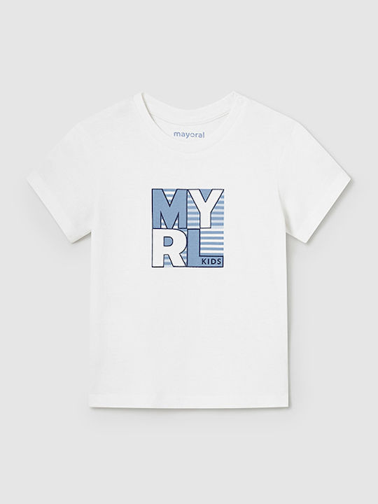 Mayoral Kinder-T-Shirt Weiß