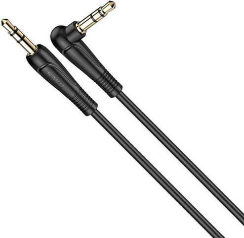Kakusiga Καλώδιο Ήχου 3.5mm male - 3.5mm male Μαύρο 2m KSC-522
