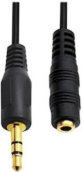 Vnzane Vnzane 3.5mm Jack Cable - 3.5mm Female Black 1.5m with Gold Plated Terminals Vnzane Vnzane 3.5mm Jack Cable - 3.5mm Female Black 1.5m with Gold Plated Terminals