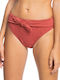 Wild Babe Bikini Slip με Κορδονάκια Καφέ
