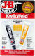 Епоксидна Клеяща Смола 2 Компоненти J-b Weld Kwikweld Twin Tube 56.8гр Тъмносив