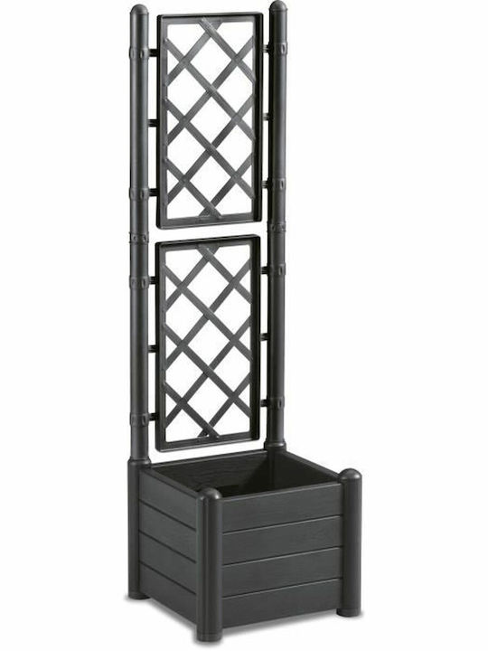 Stefanplast Blumenkasten Kunststoff Gray