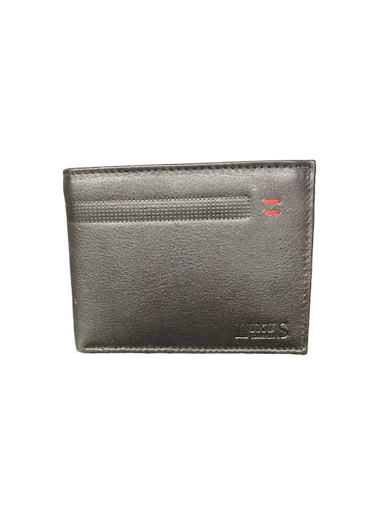 Luxus Men's Leather Wallet with RFID Black