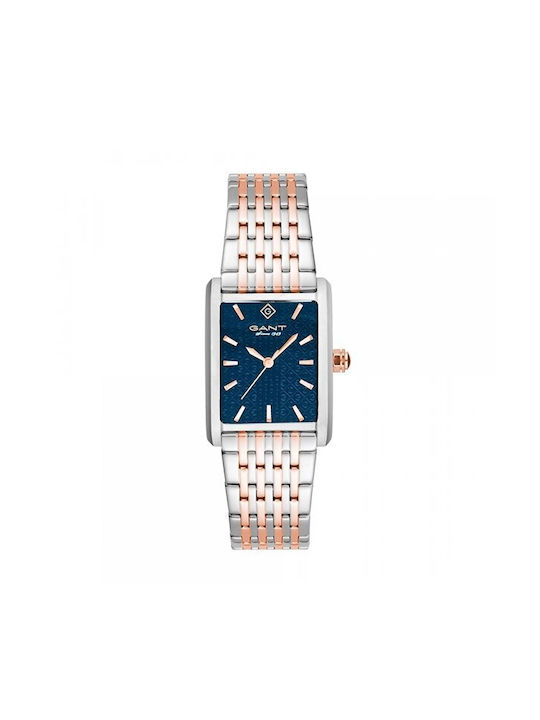 Gant Watch Battery with Pink Gold Metal Bracelet