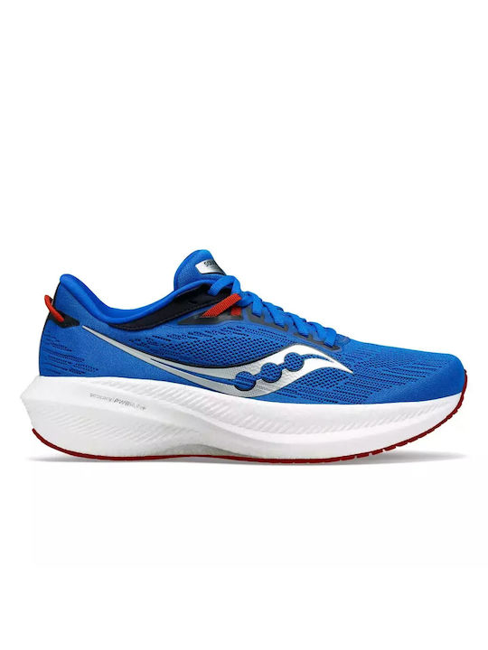 Saucony Triumph 21 Ανδρικά Αθλητικά Παπούτσια Running Μπλε