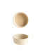 Bonna Serving Bowl Round made of Porcelain Beige 12pcs