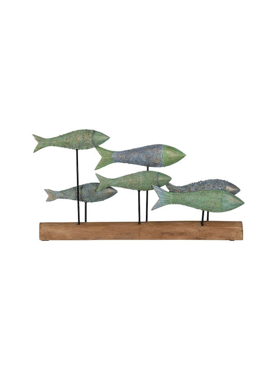 BigBuy Figură Decorativă 56x7x31cm 1buc