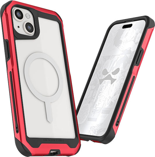Ghostek Atomic Slim 4 Back Cover Silicon Roșu (iPhone 15 Plus / 16 Plus)