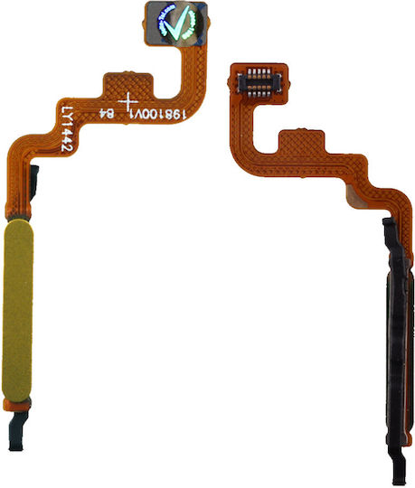 Flex Cable with Fingerprint in Gold color for XIAOMI REDMI NOTE 11, REDMI NOTE 11S.
