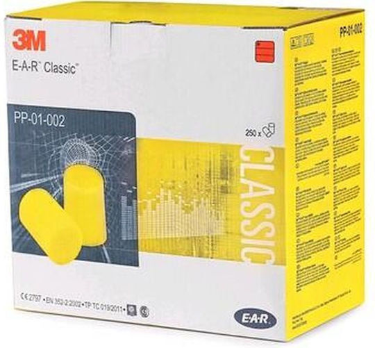 3M E-A-R Classic Antifoane pentru utilizare unică 250 de perechi