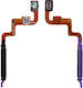 Flex Cable with Amprentă digitală in Gri color for Redmi Note 12 4G