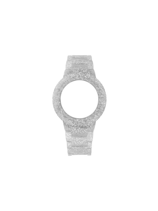 WATX & CO Gummi-Armband Silber