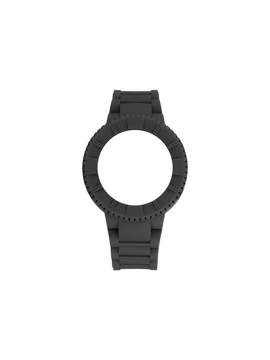 WATX & CO Gummi-Armband Schwarz