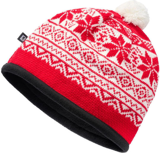Beanie Unisex Beanie Knitted in Red color