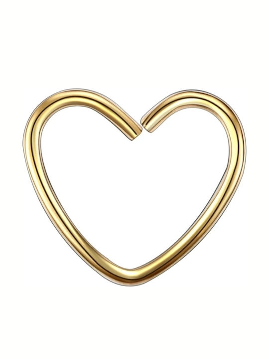 Amalfi Accessories Ohrring Creole aus Vergoldetem Stahl
