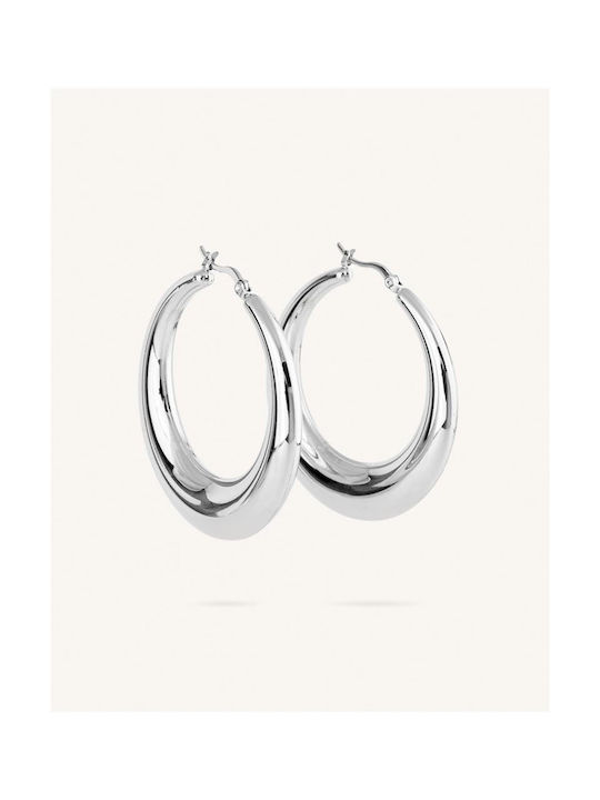 Earrings Hoops made of Silver